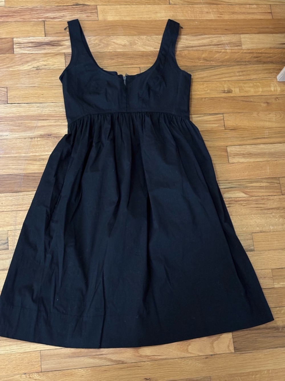 Narciso Rodriguez Black Sleeveless Fit-and-Flare Dress